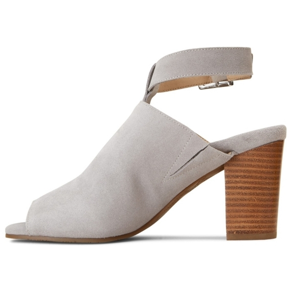 VIONIC Light Grey Perk Kaia Suede Sandal - Picture 3 of 8
